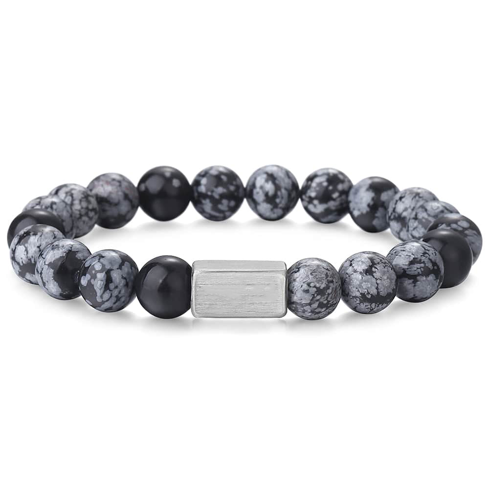 Classic Snowflake Obsidian | 10MM